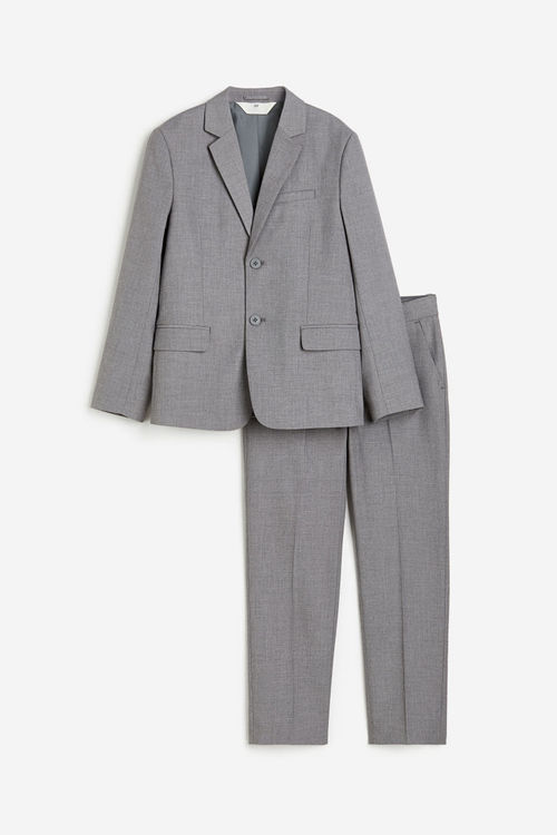 H & M - Suit - Grey