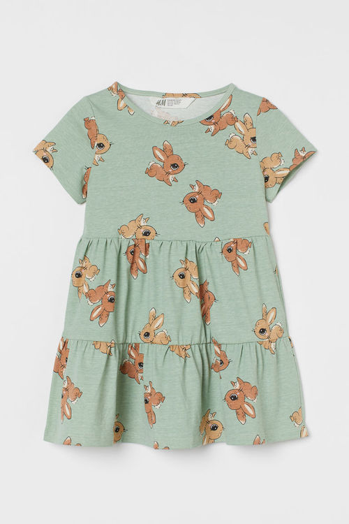 H & M - Printed cotton dress...