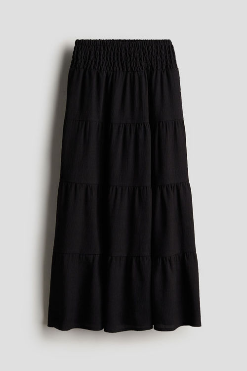 H & M - Maxi skirt - Black
