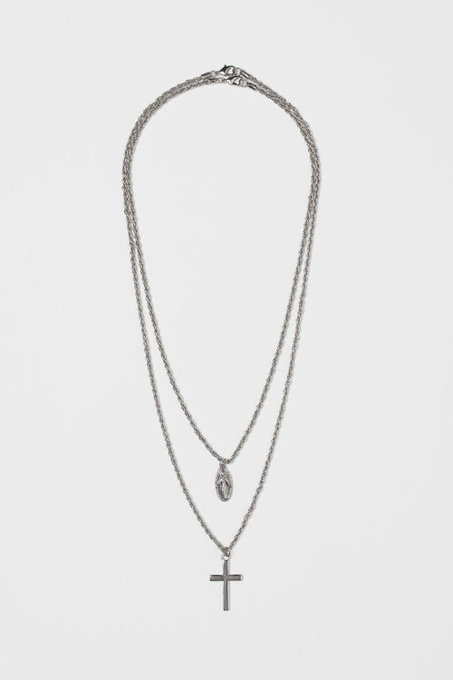 H & M - 2-pack necklaces -...