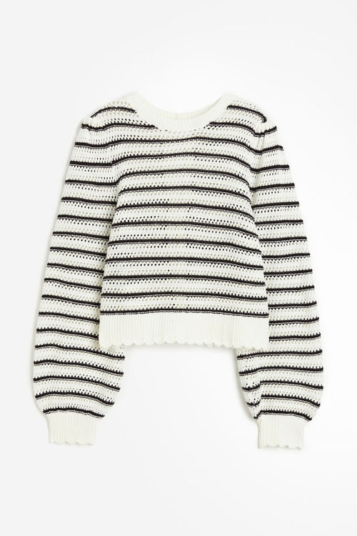 H & M - Hole-knit open-backed...