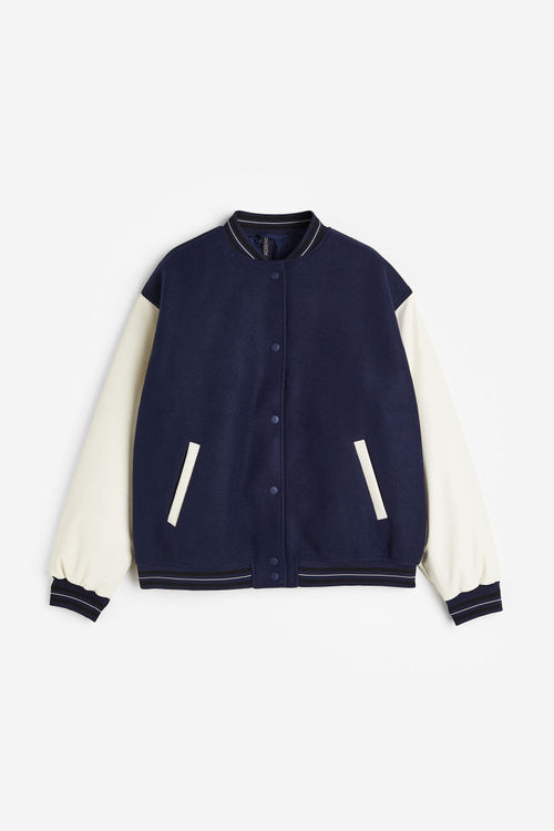 H & M - Baseball jacket - Blue