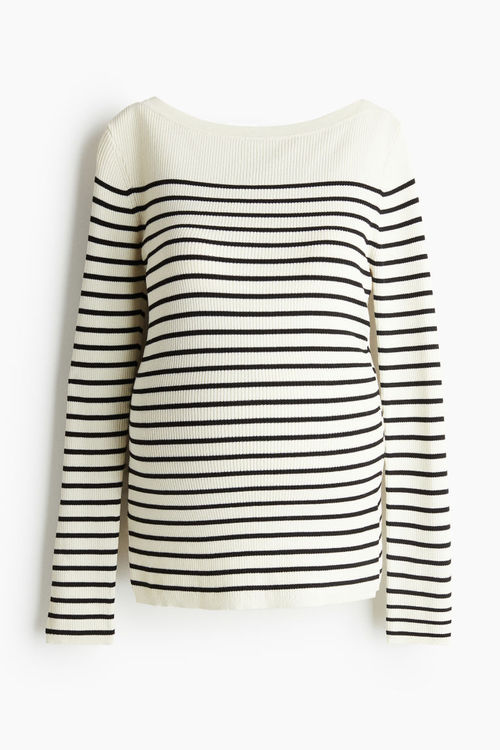 H & M - MAMA Rib-knit jumper...