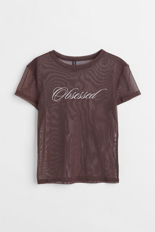 H & M - Printed T-shirt -...