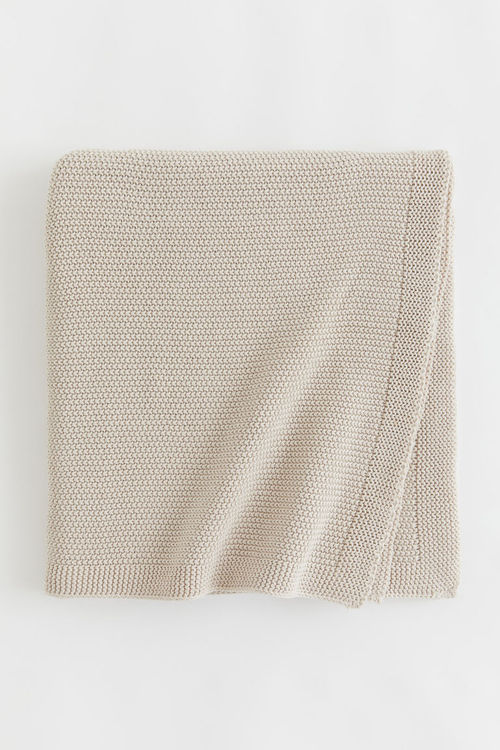 H & M - Moss-stitched cotton...