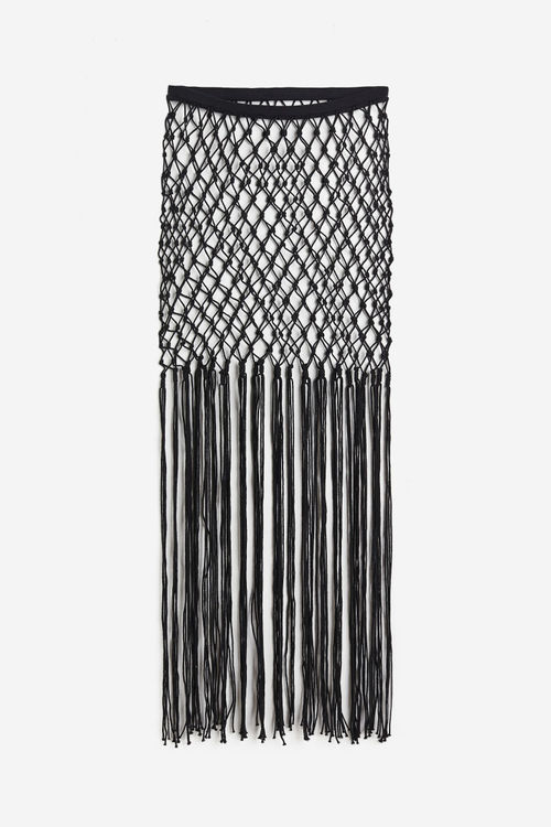 H & M - Macramé beach skirt -...