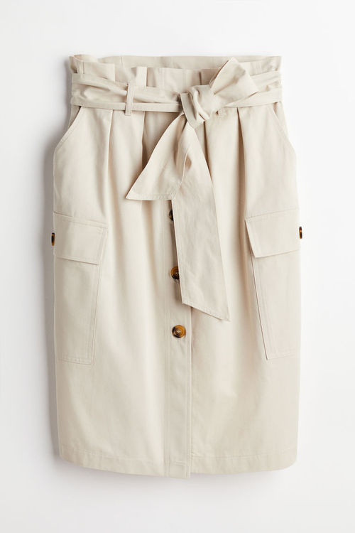 H & M - Utility skirt - Beige