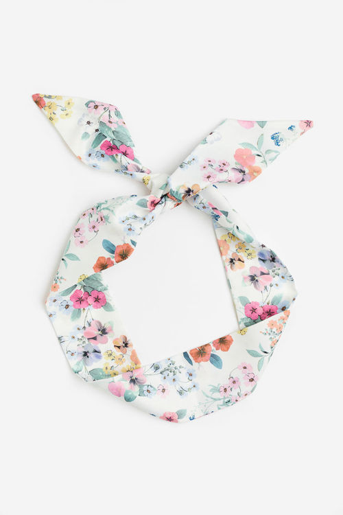 H & M - Scarf/hairband - White