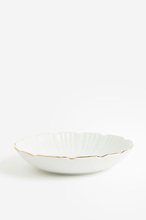 H & M - Porcelain dish - White