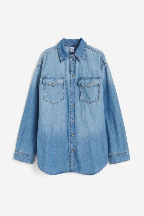 H & M - Denim shirt - Blue