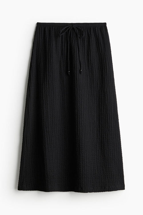 H & M - Textured jersey skirt...