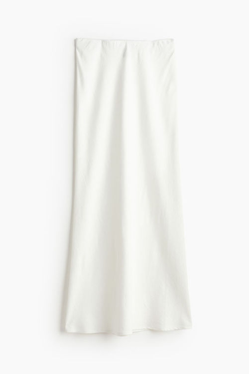 H & M - Maxi skirt - White