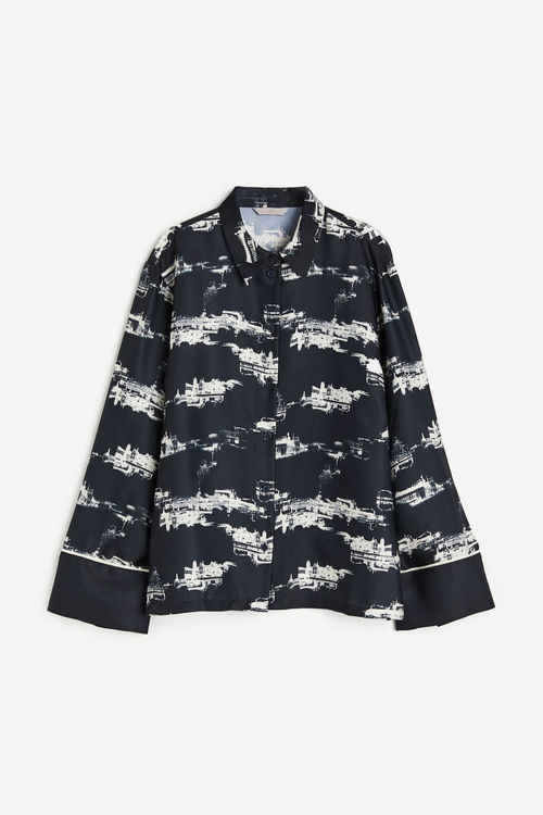 H & M - Patterned shirt - Blue