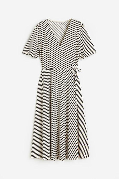 H & M - Jersey wrap dress -...