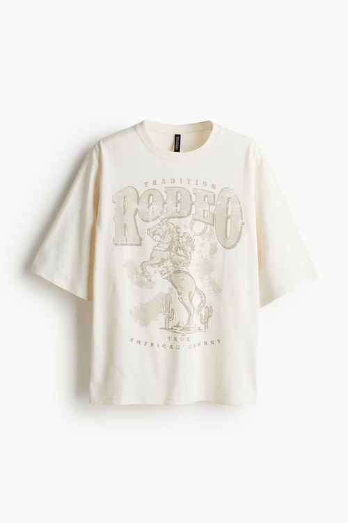 H & M - Oversized T-shirt -...