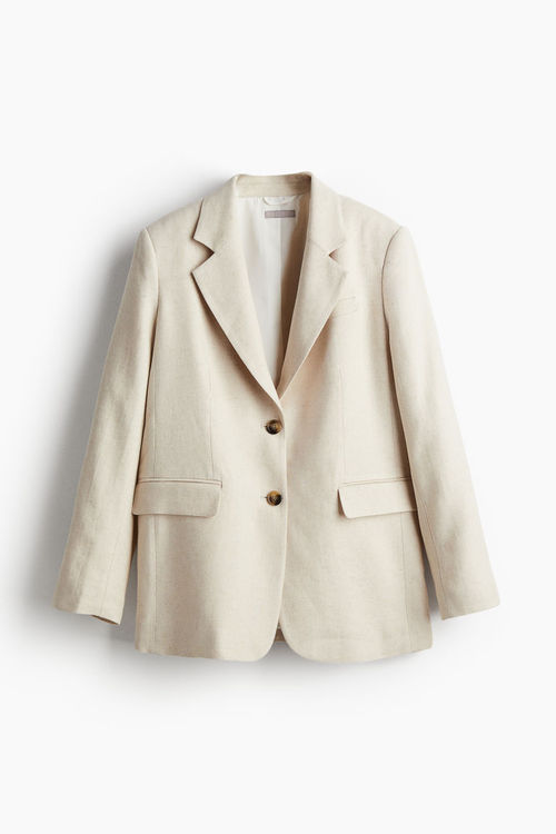 H & M - Linen-blend twill...