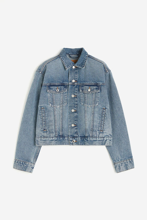 H & M - Short denim jacket -...