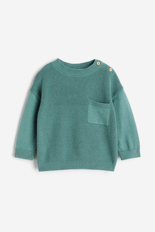 H & M - Knitted jumper - Green