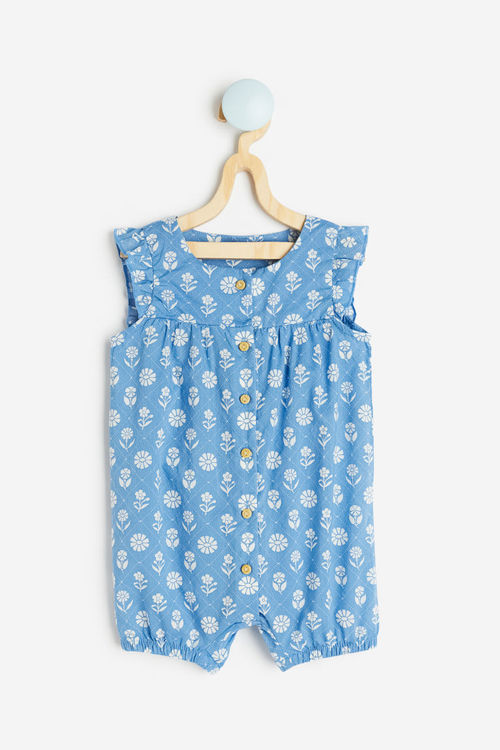 H & M - Cotton romper suit -...