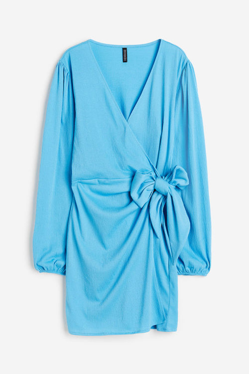 H & M - Balloon-sleeved wrap...