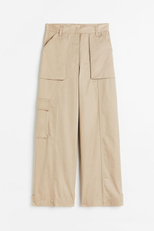 H & M - Wide cargo trousers -...