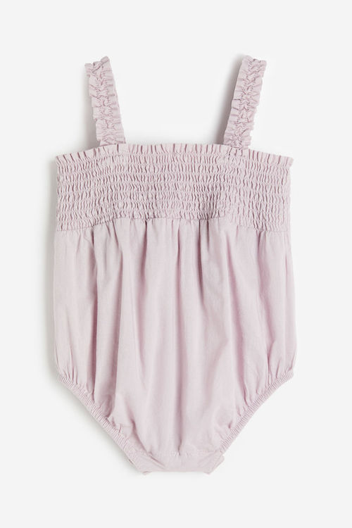 H & M - Smocked romper suit -...