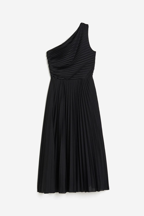 H & M - Pleated one-shoulder...