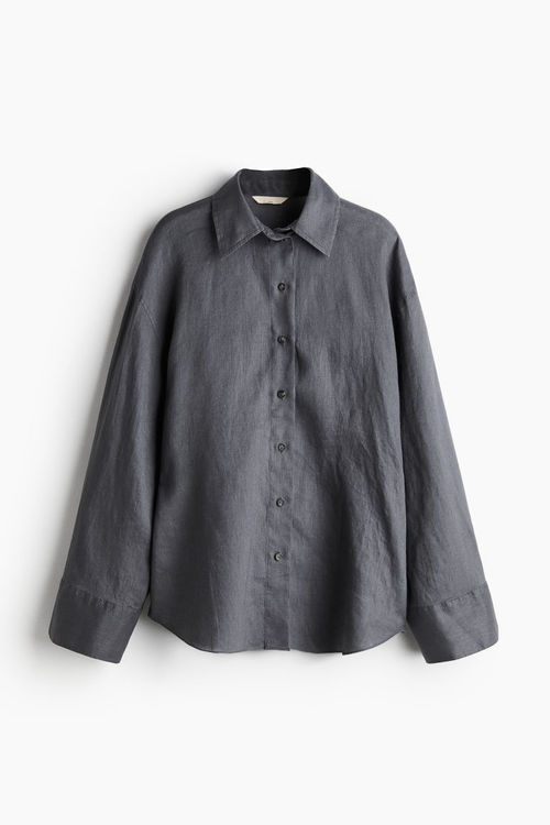 H & M - Oversized linen shirt...