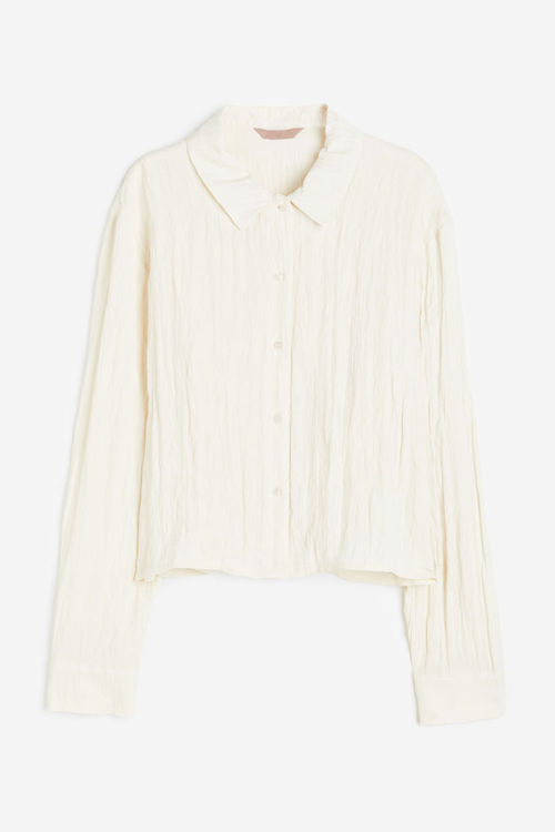 H & M - Long-sleeved shirt -...