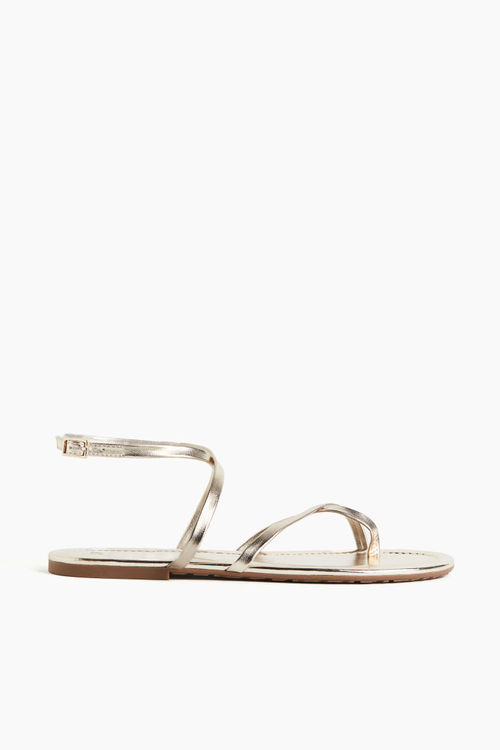 H & M - Strappy sandals - Gold