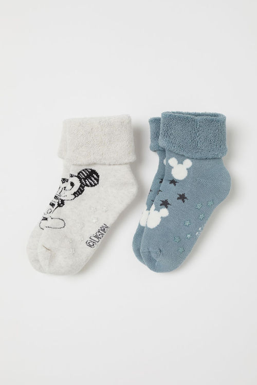 H & M - 2-pack terry socks -...