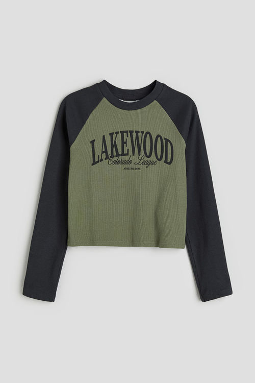 H & M - Long-sleeved jersey...