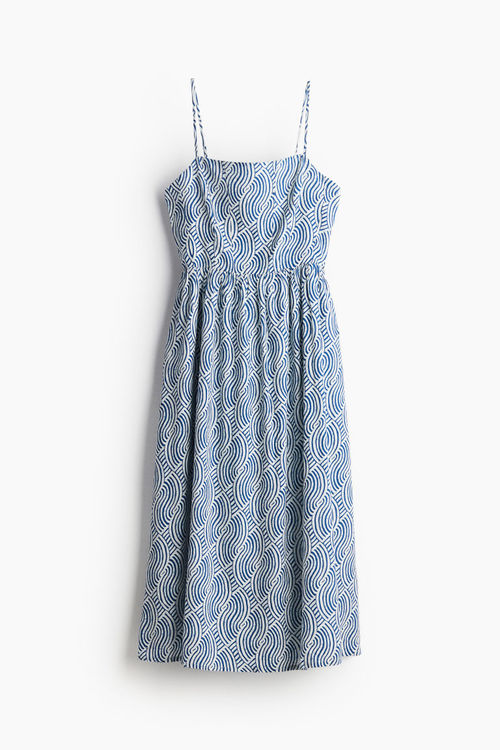 H & M - Linen-blend midi...