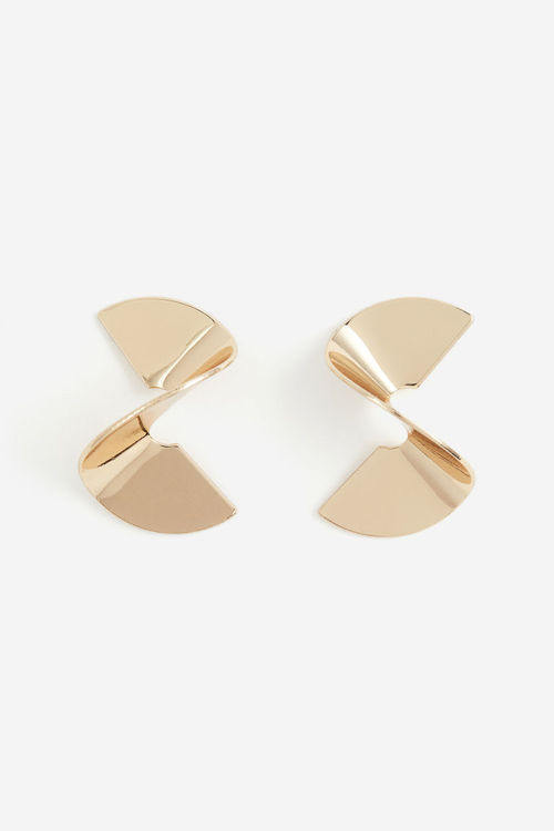 H & M - Twisted earrings -...