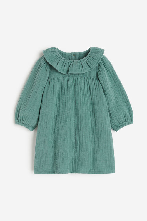 H & M - Cotton dress - Green