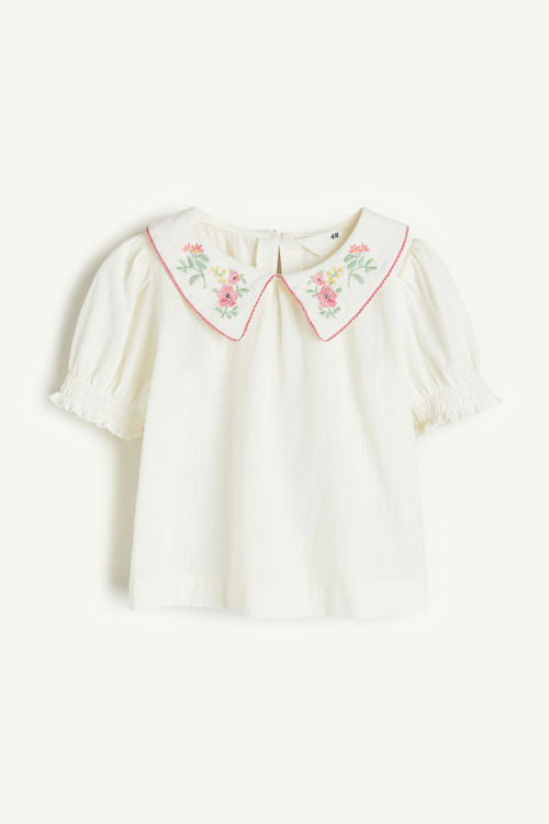 H & M - Embroidered-motif...