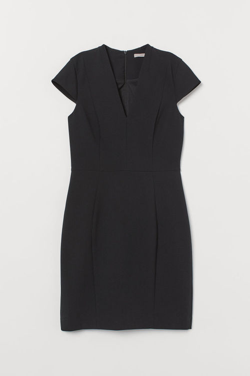 H & M - Short dress - Black