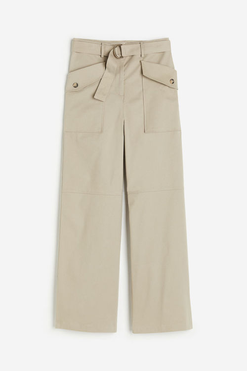 H & M - Belted cotton...