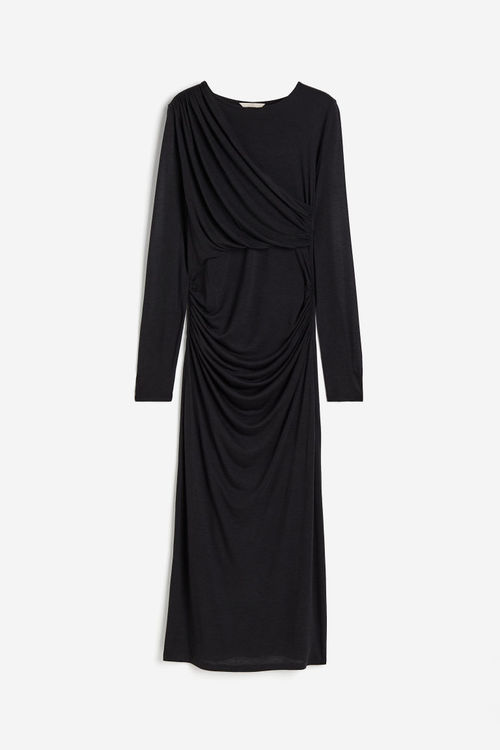 H & M - Draped jersey dress -...