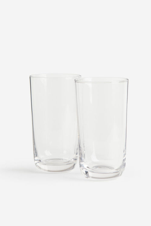 H & M - 2-pack tall glass...