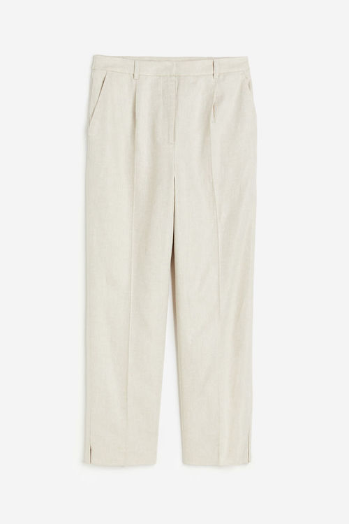 H & M - Linen-blend tailored...