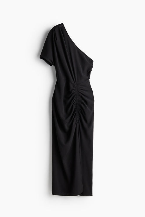 H & M - Draped one-shoulder...