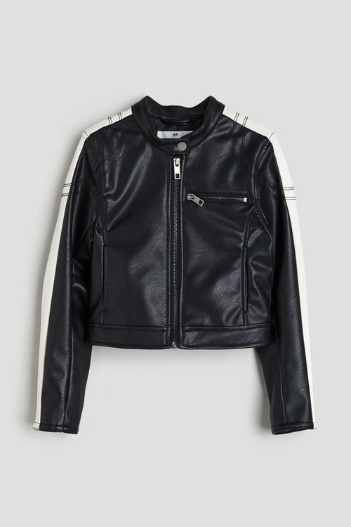 H & M - Biker jacket - Black