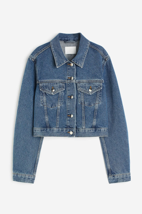 H & M - Cropped denim jacket...