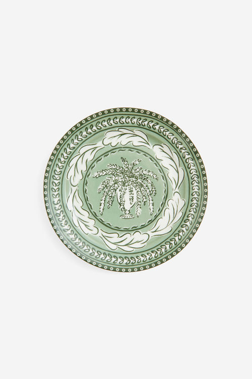 H & M - Porcelain mid plate -...