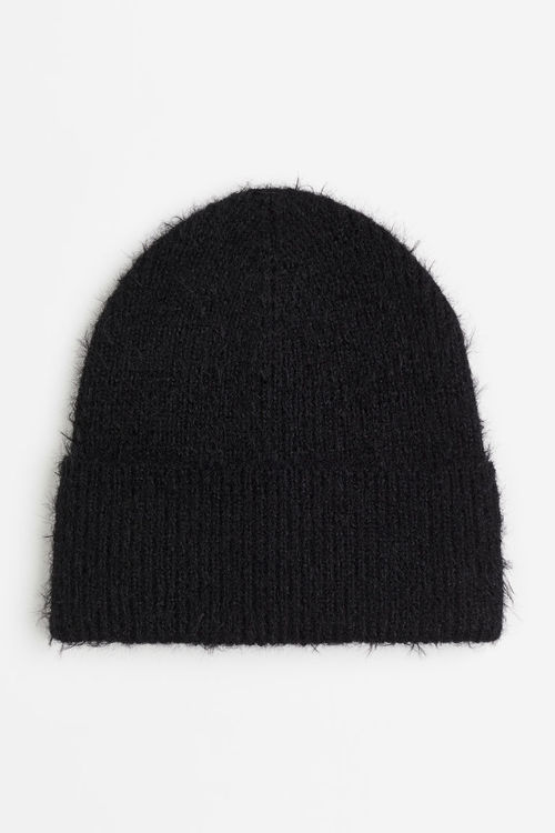 H & M - Fluffy-knit hat -...