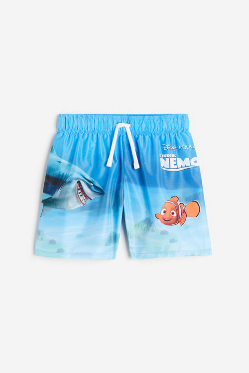 H & M - Printed swim shorts -...