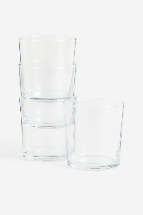 H & M - 4-pack glass tumblers...