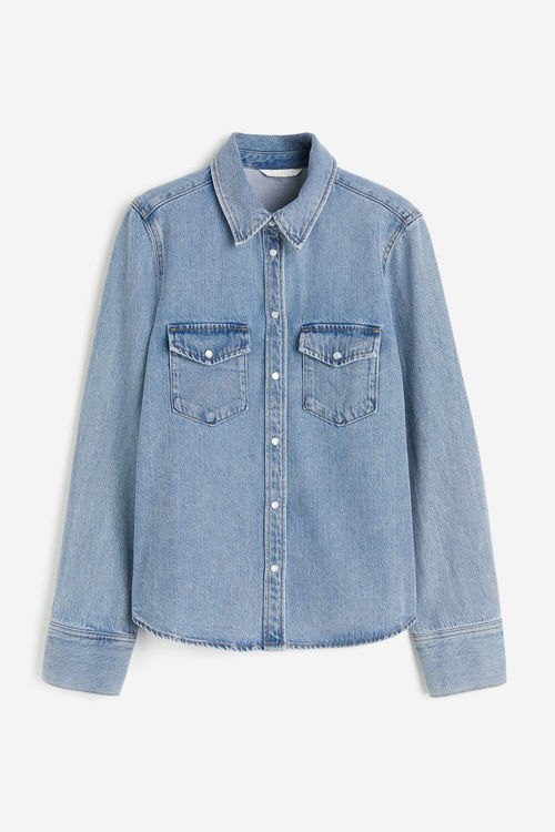 H & M - Denim shirt - Blue