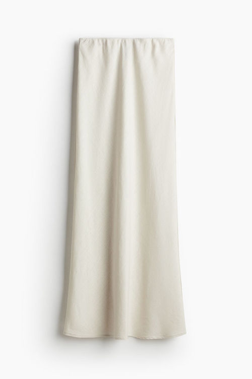 H & M - Maxi skirt - Beige